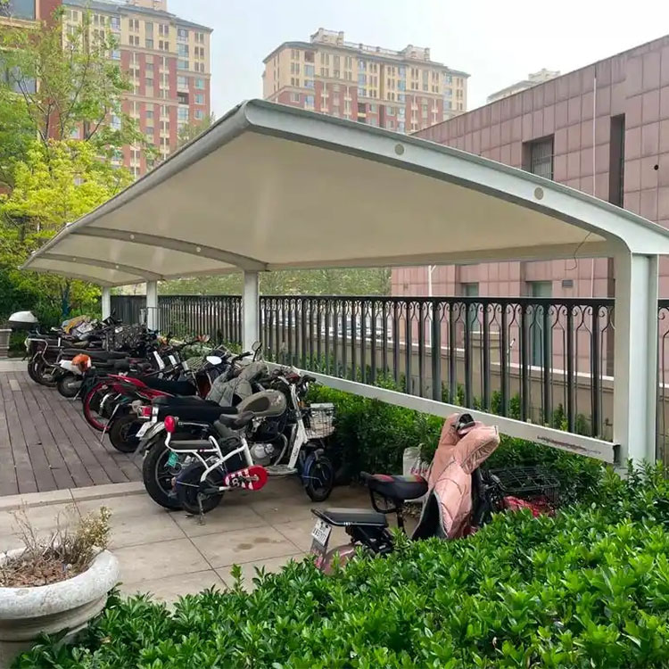 定西县膜结构电动车棚